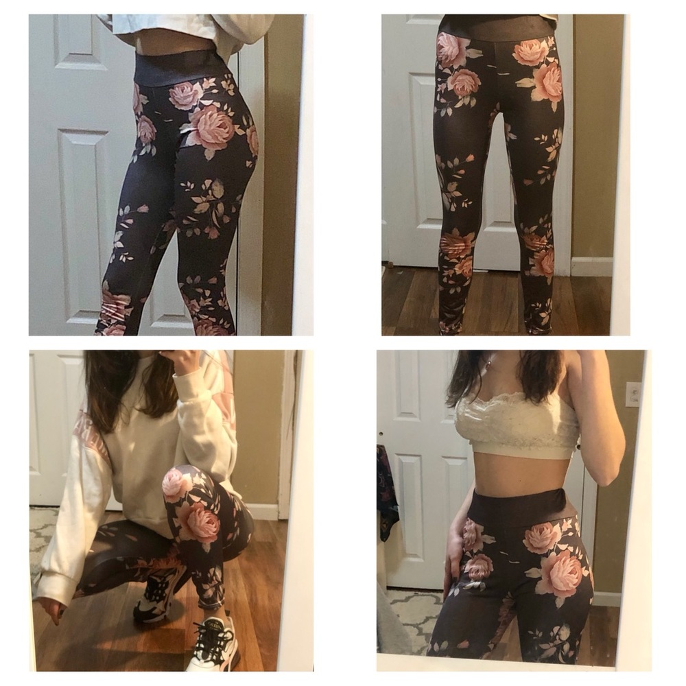 Flower Print Leggings
